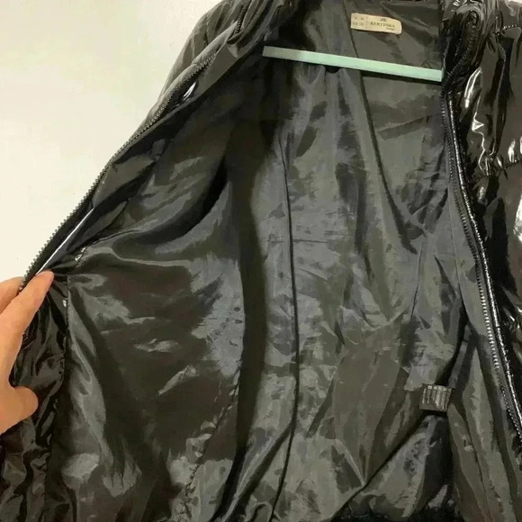 women's KARTINKA design Puffer jacket with Faux Fur Detail 20% COTTON SIZE 26 XS - Picture 11 of 12